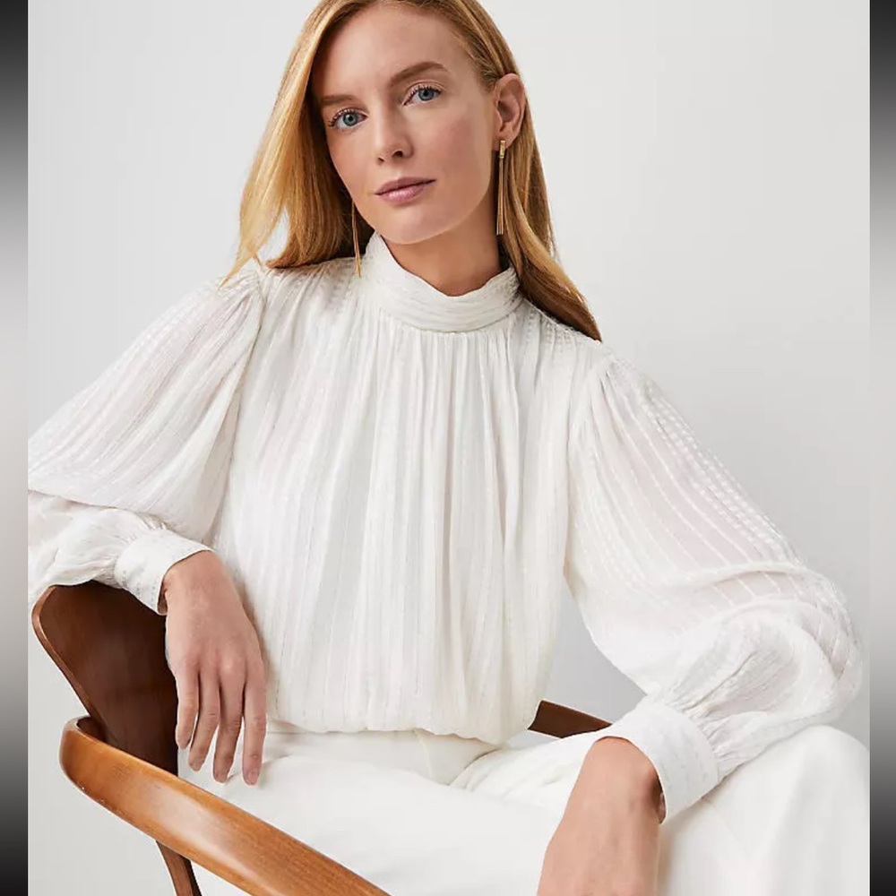 Ann Taylor Popover Blouse